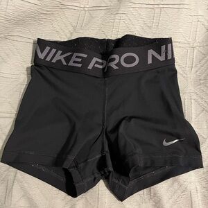 Nike Pro Women's Athletic Black Shorts